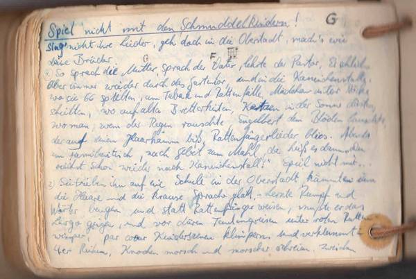 mein Liederbuch - text