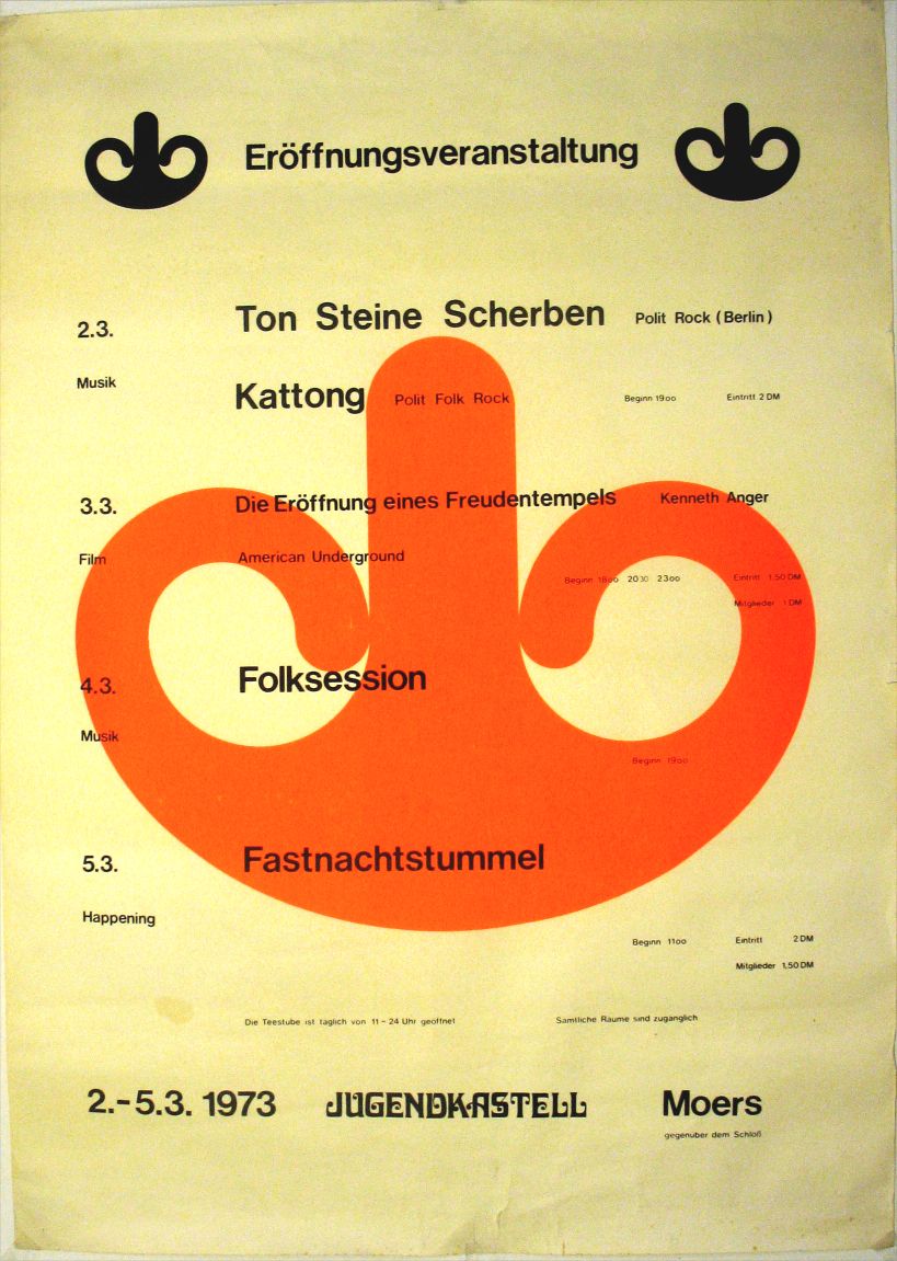 Kattong-  TSScherben -  Jugendkastell , Moers -   März 1973