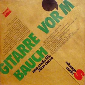 Gitarre vorm Bauch - LP - 1971 - 1. Schallplatte cover