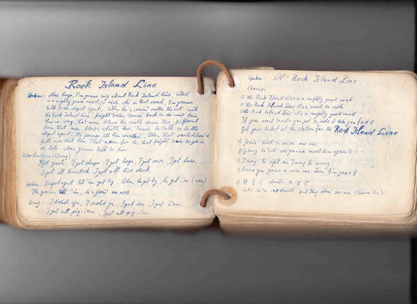 Rock Island Line - mein Liederbuch