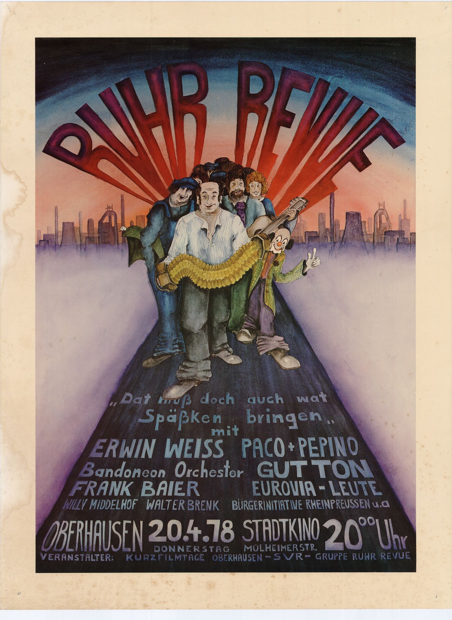 Ruhr Revue - Festival , 29 . April 1978
