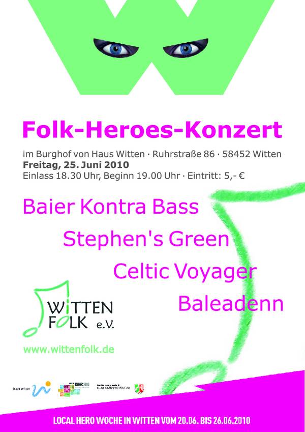 Folk - Heroes - Konzert - Witten - 25. Juni 2010