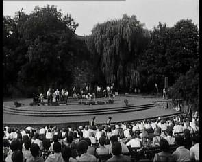Jazz-Festival Dinslaken - Buehne 1964