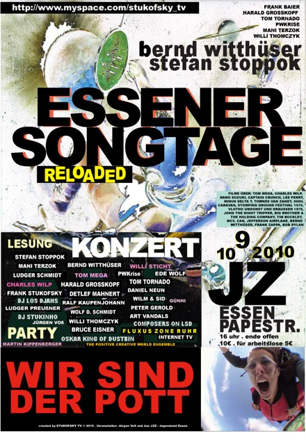 Essener Songtage  Plakat 2010   -   JZ - Essen