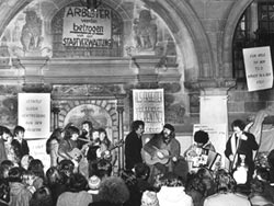 Rathaus Dusiburg - Febr. 19 79 - HUNGERSTREIK - Konzert