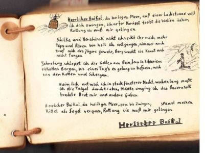 altes Liederbuch : " Herlicher Baikal "