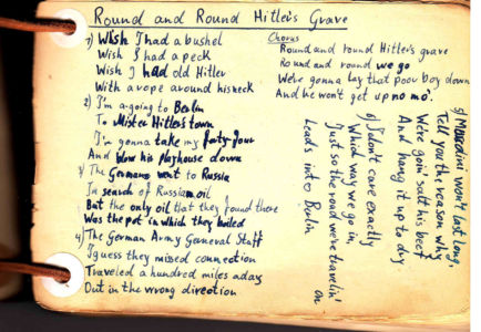 Round An Round Hitlers Grave - mein Liederbuch