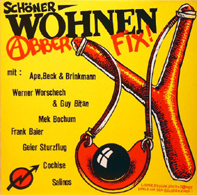 Schöner Wohnen - abber fix  - LP - Platten cover